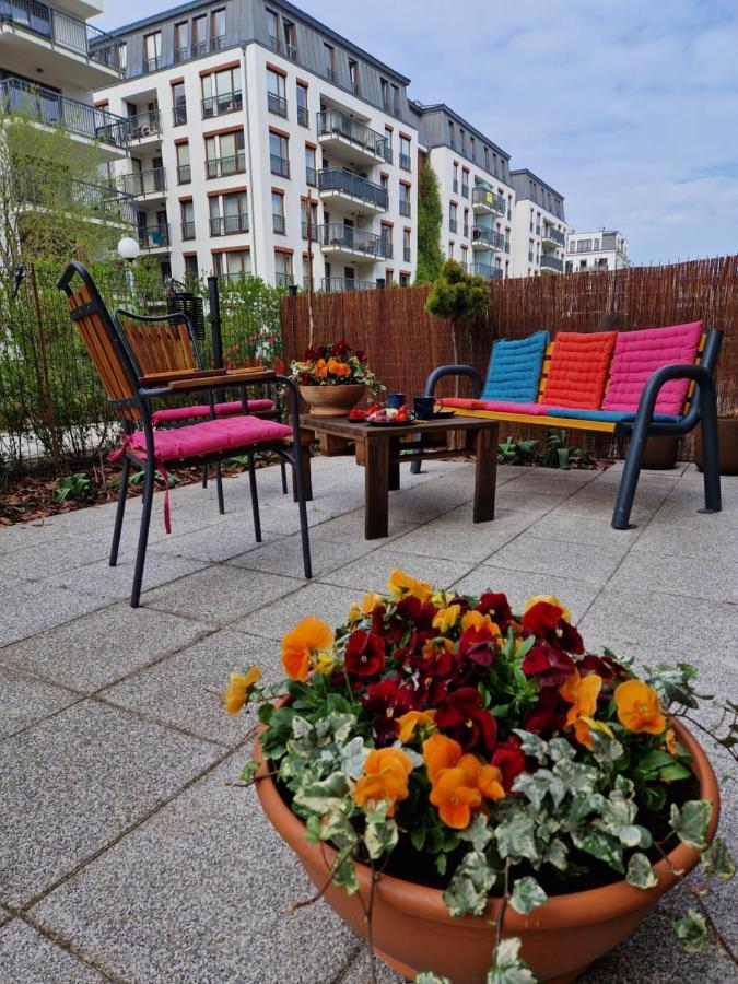 Riverside Garden Apartament Marina Danzig Exterior foto